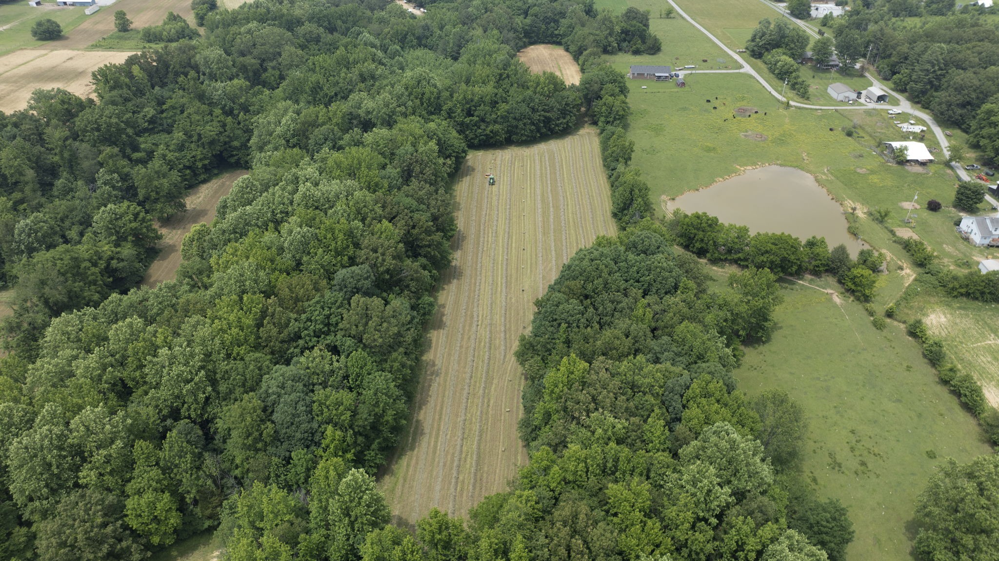 7855 Bethlehem Road Springfield, TN 37172 - Photo 8 of 25 an aerial view of a house with pool and garden