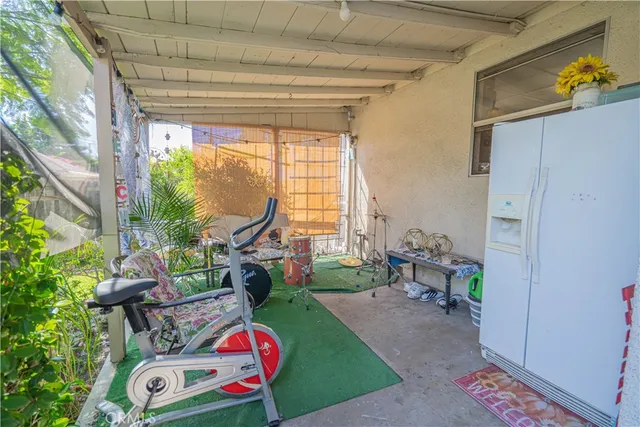 a living room filled with furniture