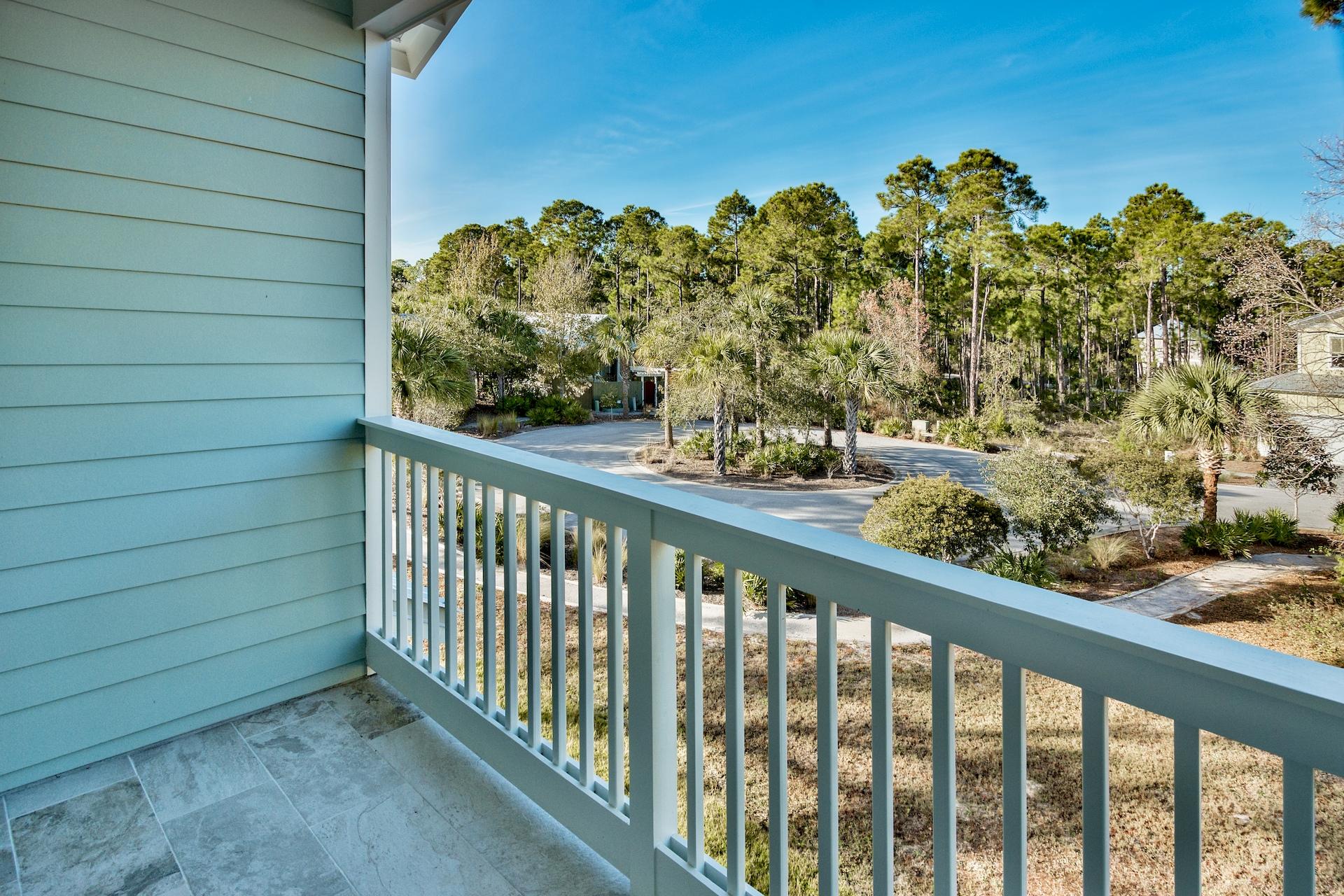 153 Marlberry Santa Rosa Beach, Unit TRACE Santa Rosa Beach, FL 32459 - Photo 25 of 28 Upstairs Balcony