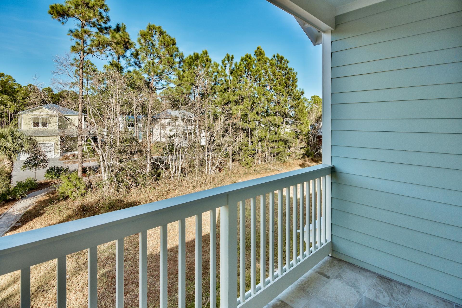 153 Marlberry Santa Rosa Beach, Unit TRACE Santa Rosa Beach, FL 32459 - Photo 26 of 28 Upstairs Balcony