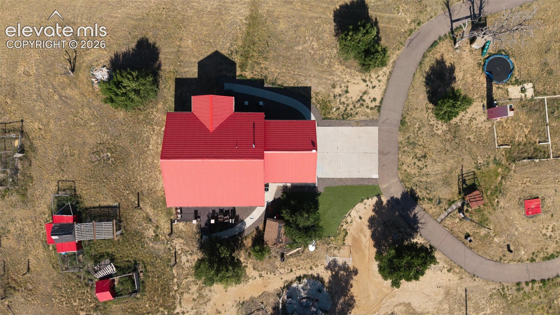 8450 Edison Road Yoder, CO 80864 - Photo 43 of 50 an aerial view of a house