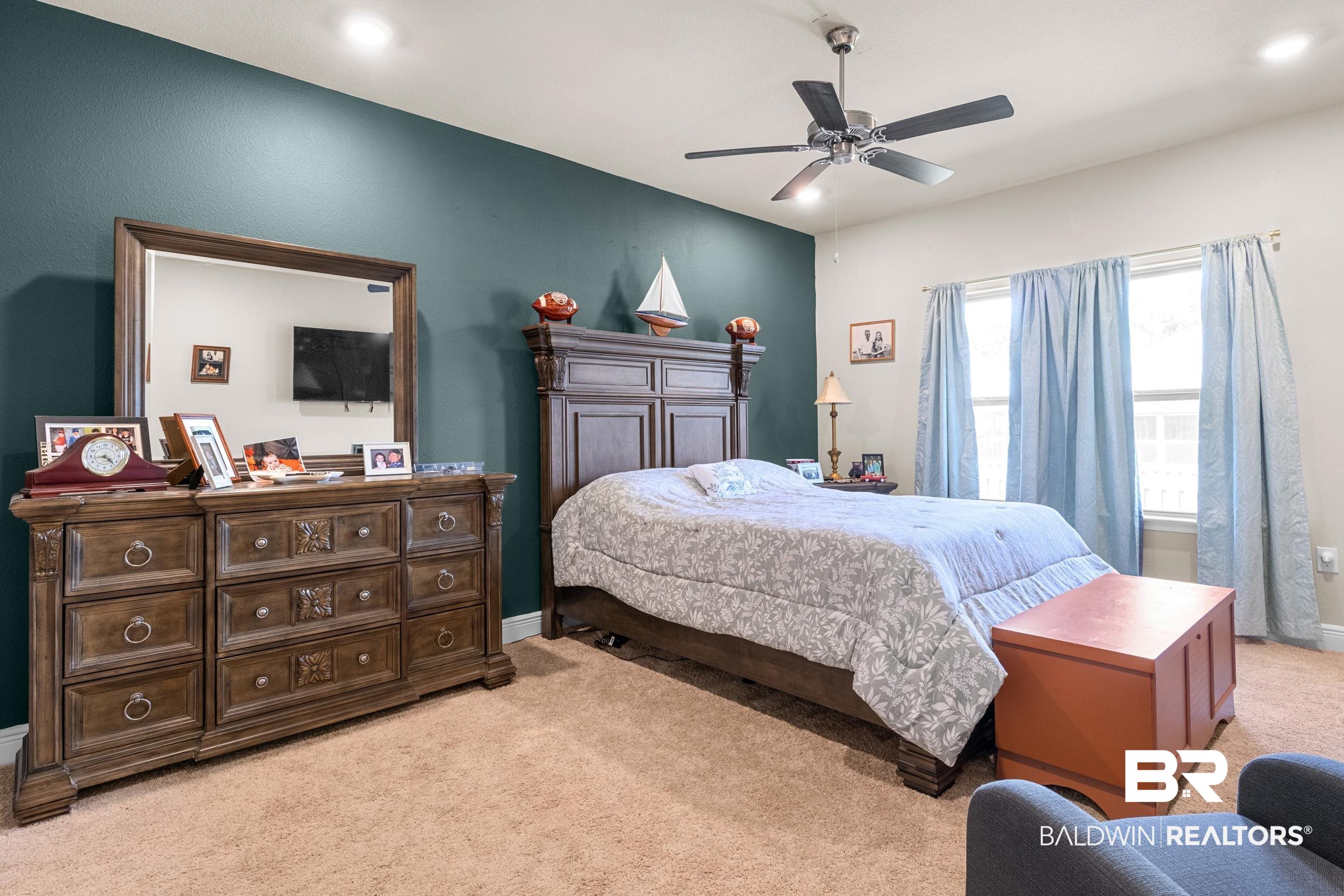 1431 Kairos Loop Foley, AL 36535 - Photo 12 of 27 Carpeted bedroom with ceiling fan