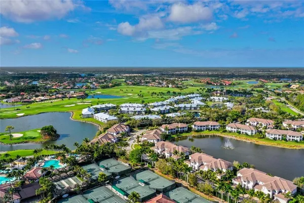 a view of a city with outdoor space