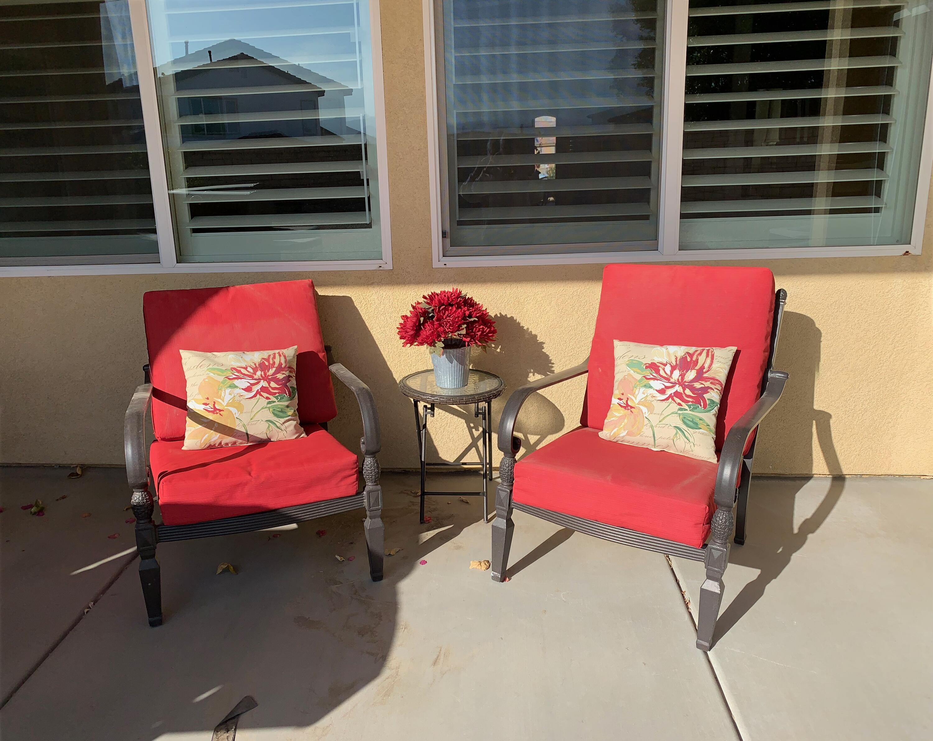 82515 Grass Flat Lane Indio, CA 92203 - Photo 27 of 44 a view of a outdoor space with a table and chairs