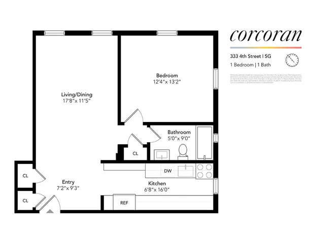 $749,000 | 333 4th Street, Unit 5G | Park Slope