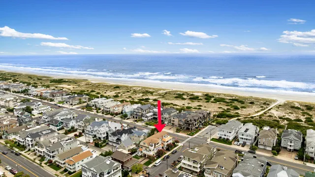 a view of a city with ocean