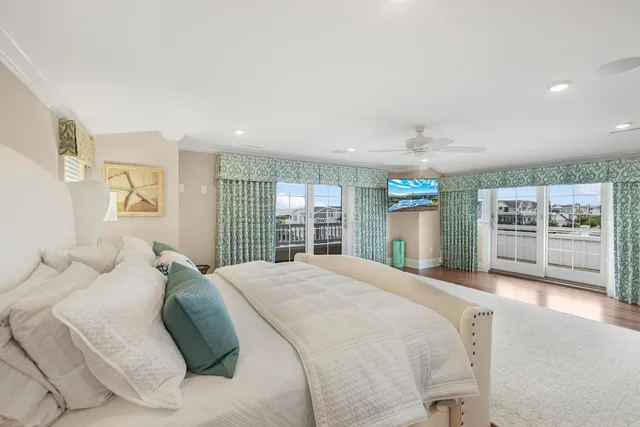 a view of balcony with furniture