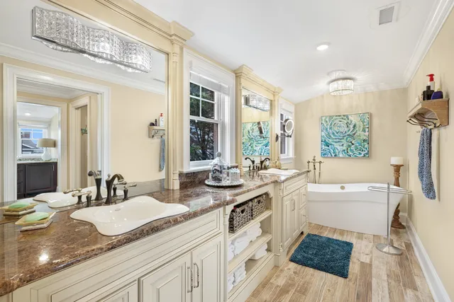 a bathroom with a shower and a toilet