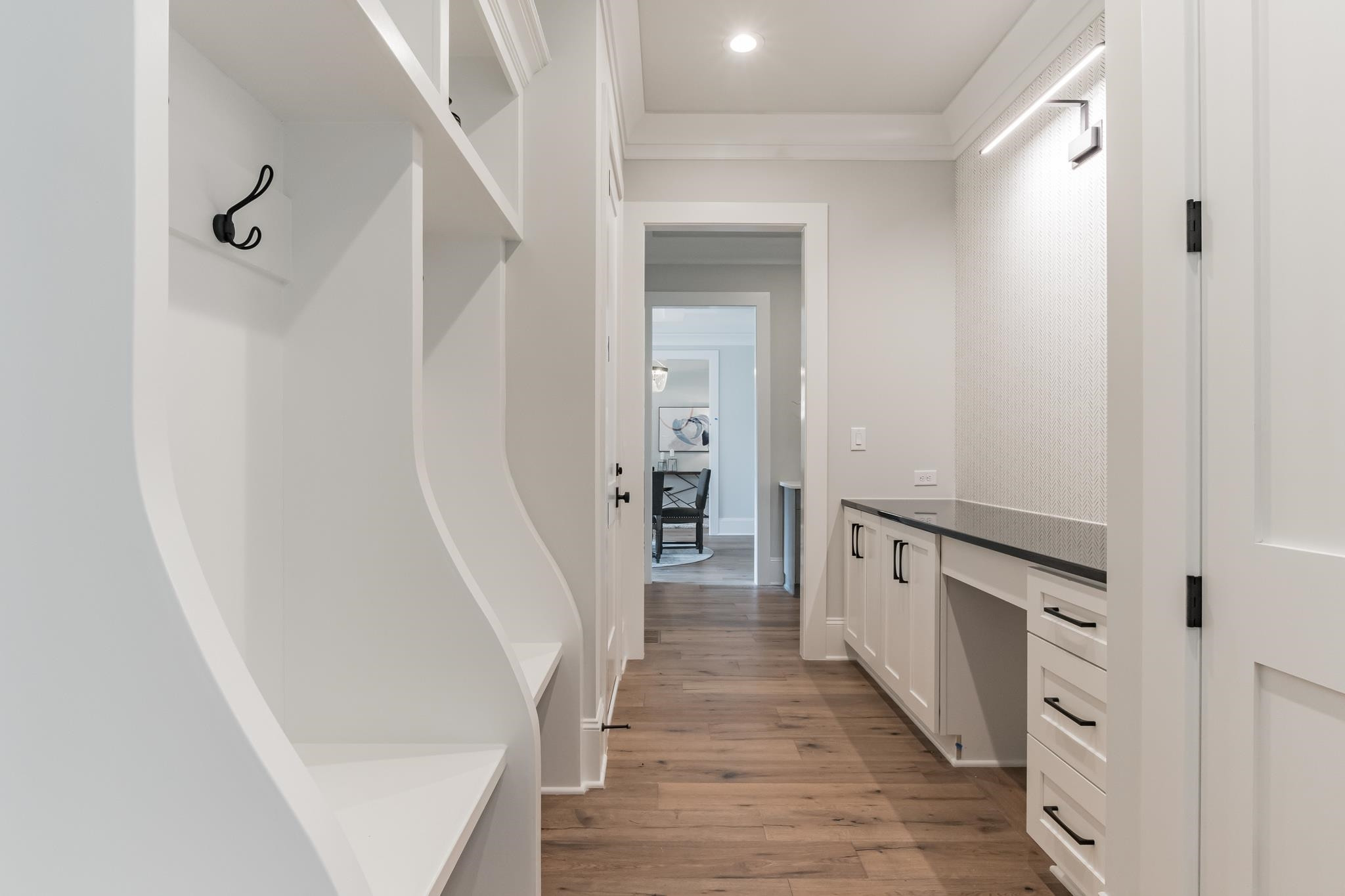 1641 Estate Valley Lane Raleigh, NC 27613 - Photo 36 of 48 Convenient Mudroom has Cubbies and Desk