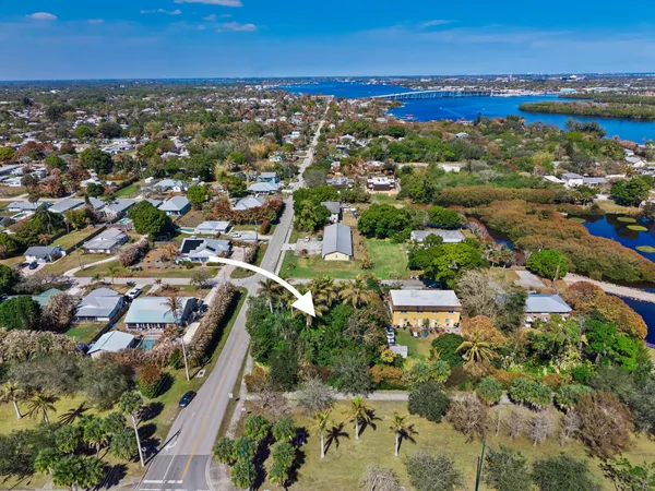 an aerial view of residential building with outdoor space