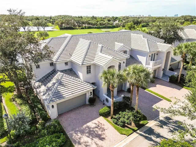 a view of a lake with a terrace