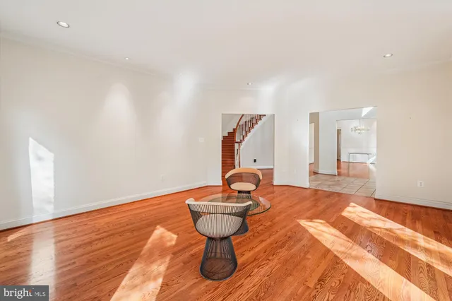 a view of a room with a potted plant