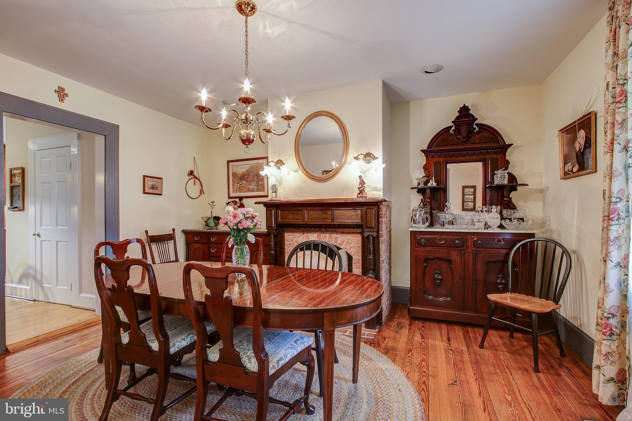 22611 Old Hundred Road Barnesville, MD 20838 - Photo 19 of 68 Formal Dining room with Wood Burning Fireplace