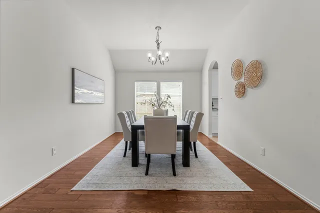 an empty room with a bathroom