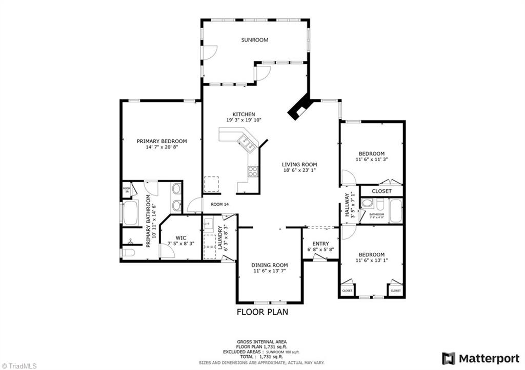 2329 Addison Boulevard High Point, NC 27262 - Photo 50 of 50 Floorplan