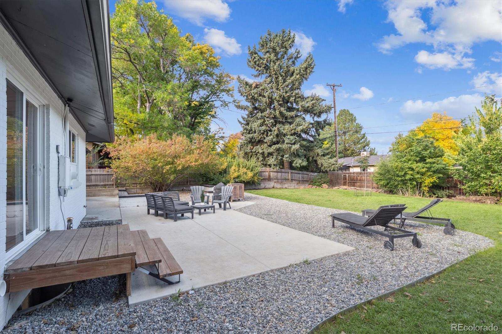 3675 South Hibiscus Way Denver, CO 80237 - Photo 43 of 50 a view of a backyard with swimming pool