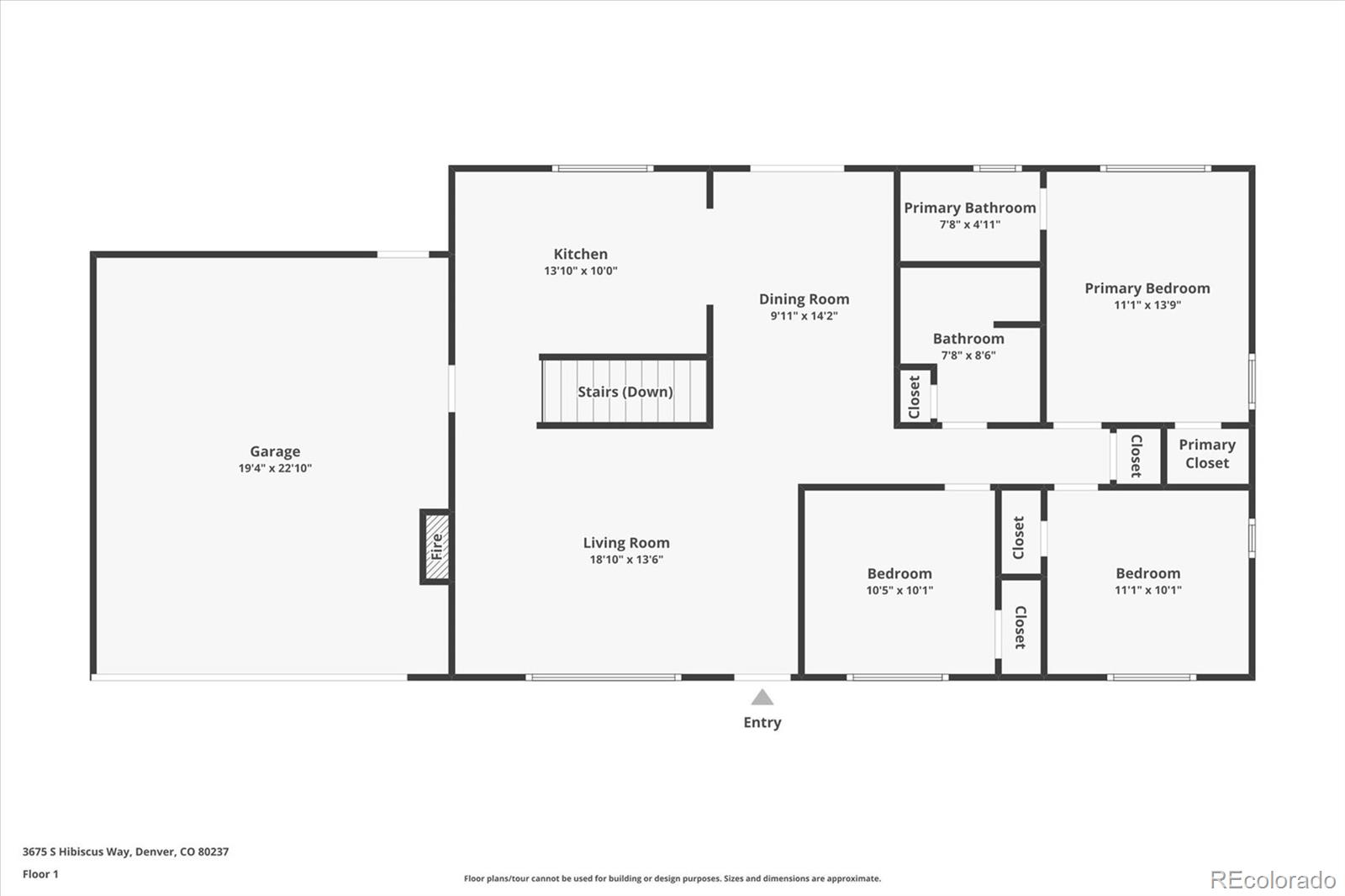 3675 South Hibiscus Way Denver, CO 80237 - Photo 50 of 50 a picture of a bathroom with a shower