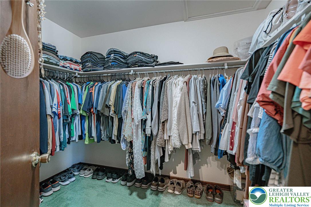 3857 Friedens Road Slatington, PA 18080 - Photo 41 of 75 This spacious walk-in closet offers ample storage for a curated wardrobe.
