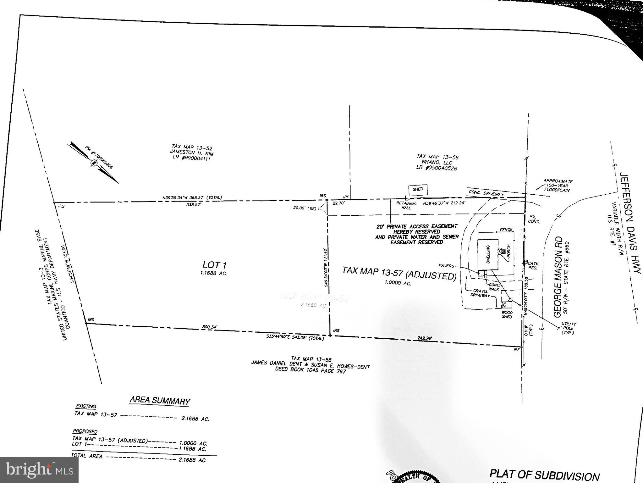 6 George Mason Road Stafford, VA 22554 - Photo 10 of 10 Plat