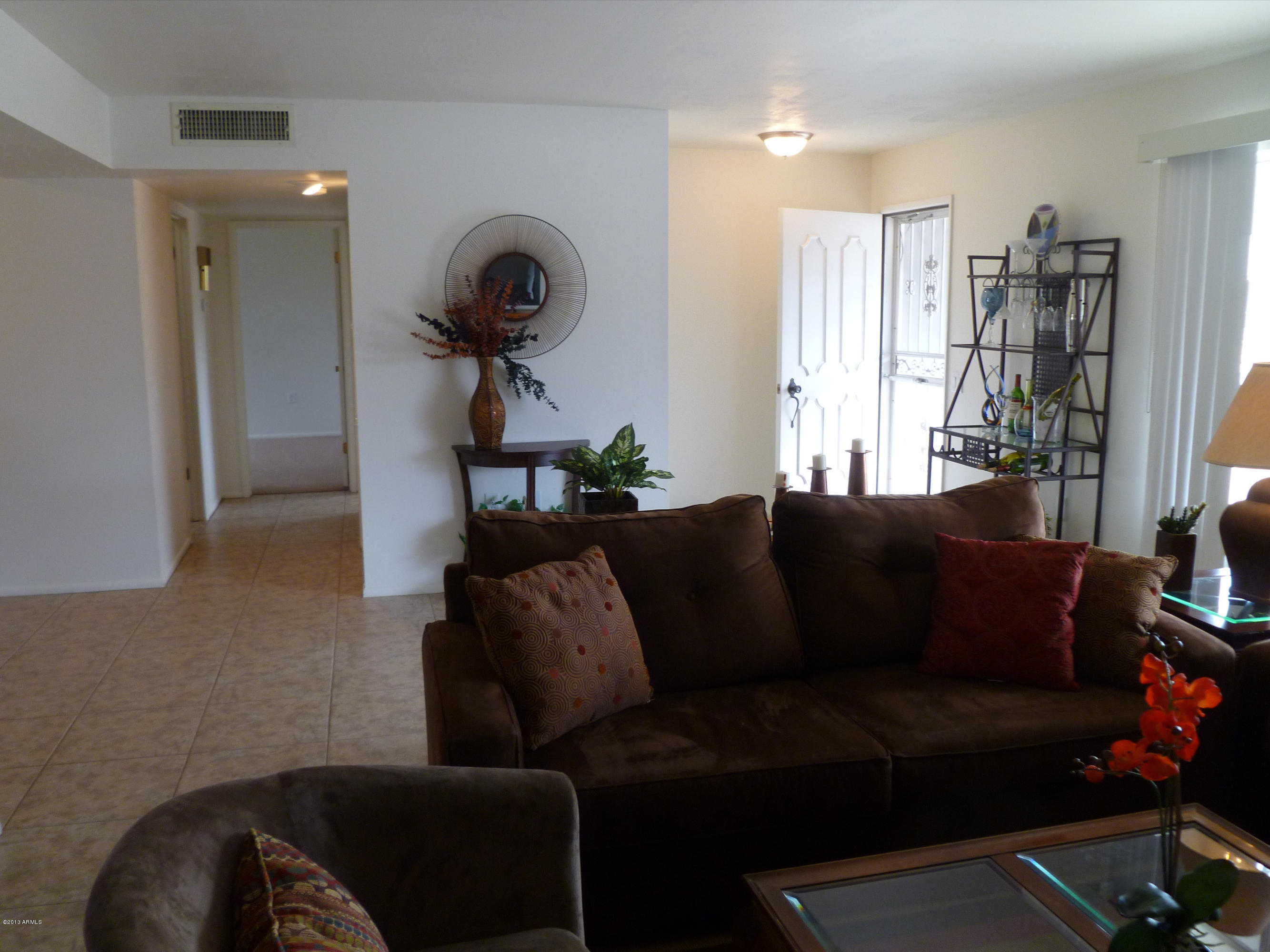 View of entry at living room