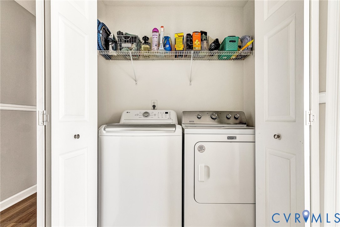 2702 Amherst Ridge Loop Colonial Heights, VA 23834 - Photo 33 of 38 a utility room with dryer and washer