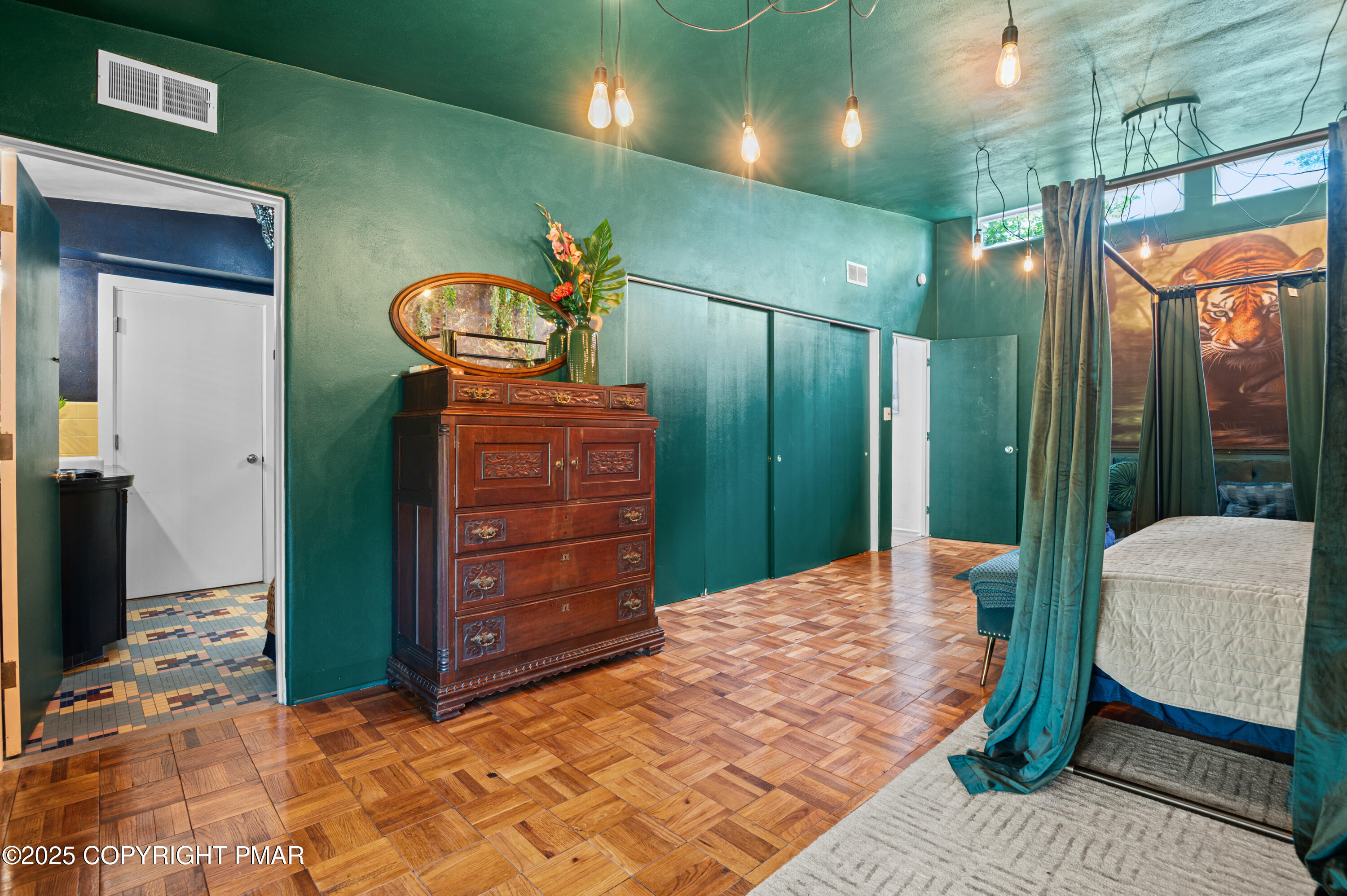 624 Westlake Drive East Stroudsburg, PA 18302 - Photo 99 of 115 a bedroom with a bed and a mirror