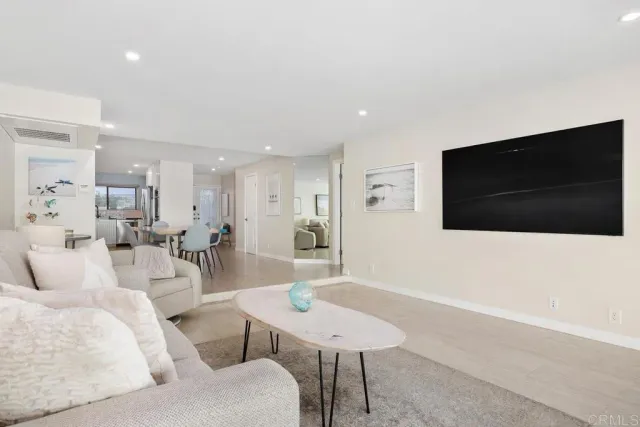a view of wooden floor with a table