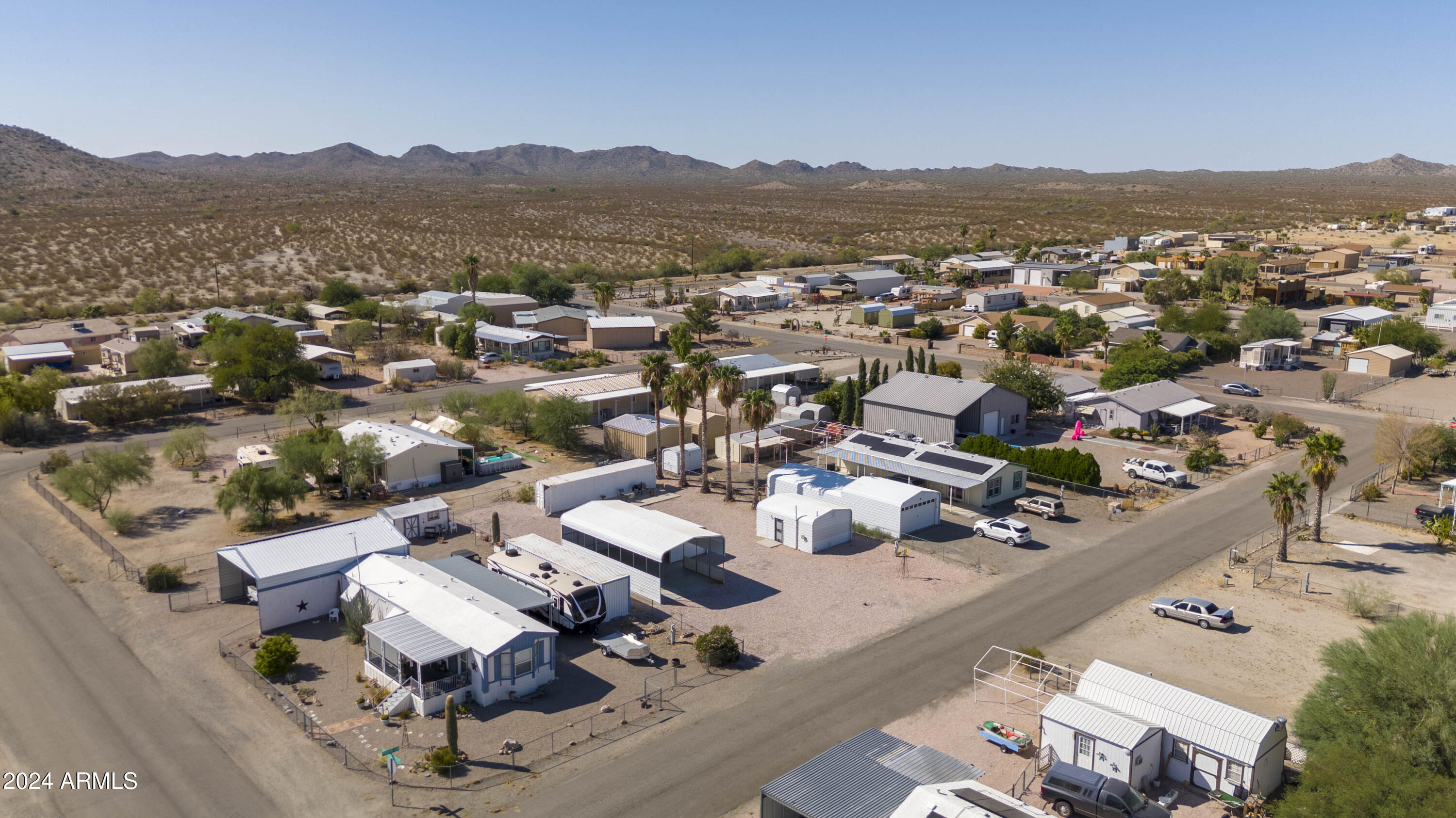 66934 Prose Lane Salome, AZ 85348 - Photo 26 of 30 an aerial view of a house with outdoor space