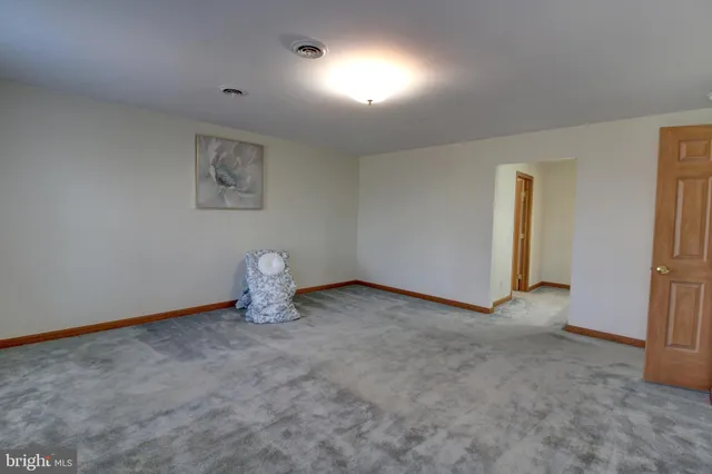 a view of an empty room