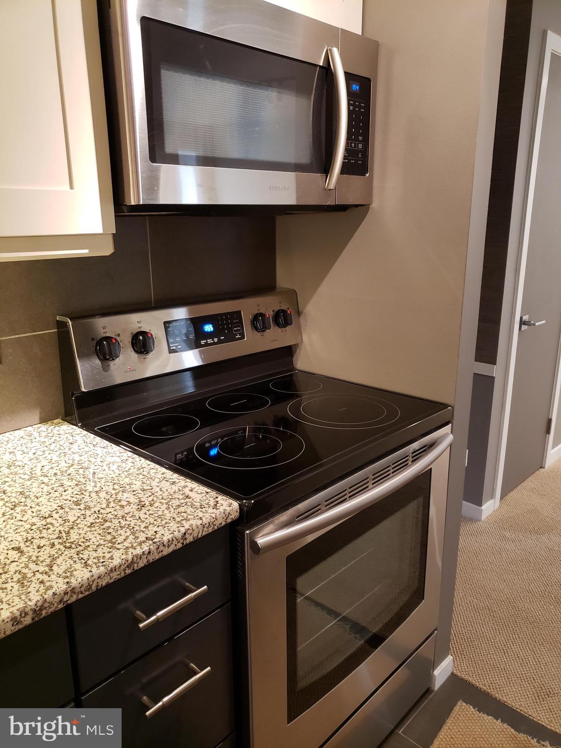 534 South Charles Street, Unit R81 Baltimore, MD 21201 - Photo 16 of 20 Stove and built in microwave