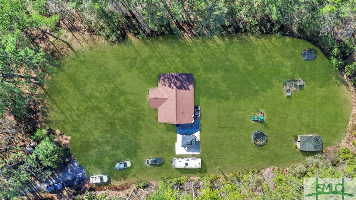 348 Blandford Road Rincon, GA 31326 - Photo 6 of 25 Aerial view of cleared area of property