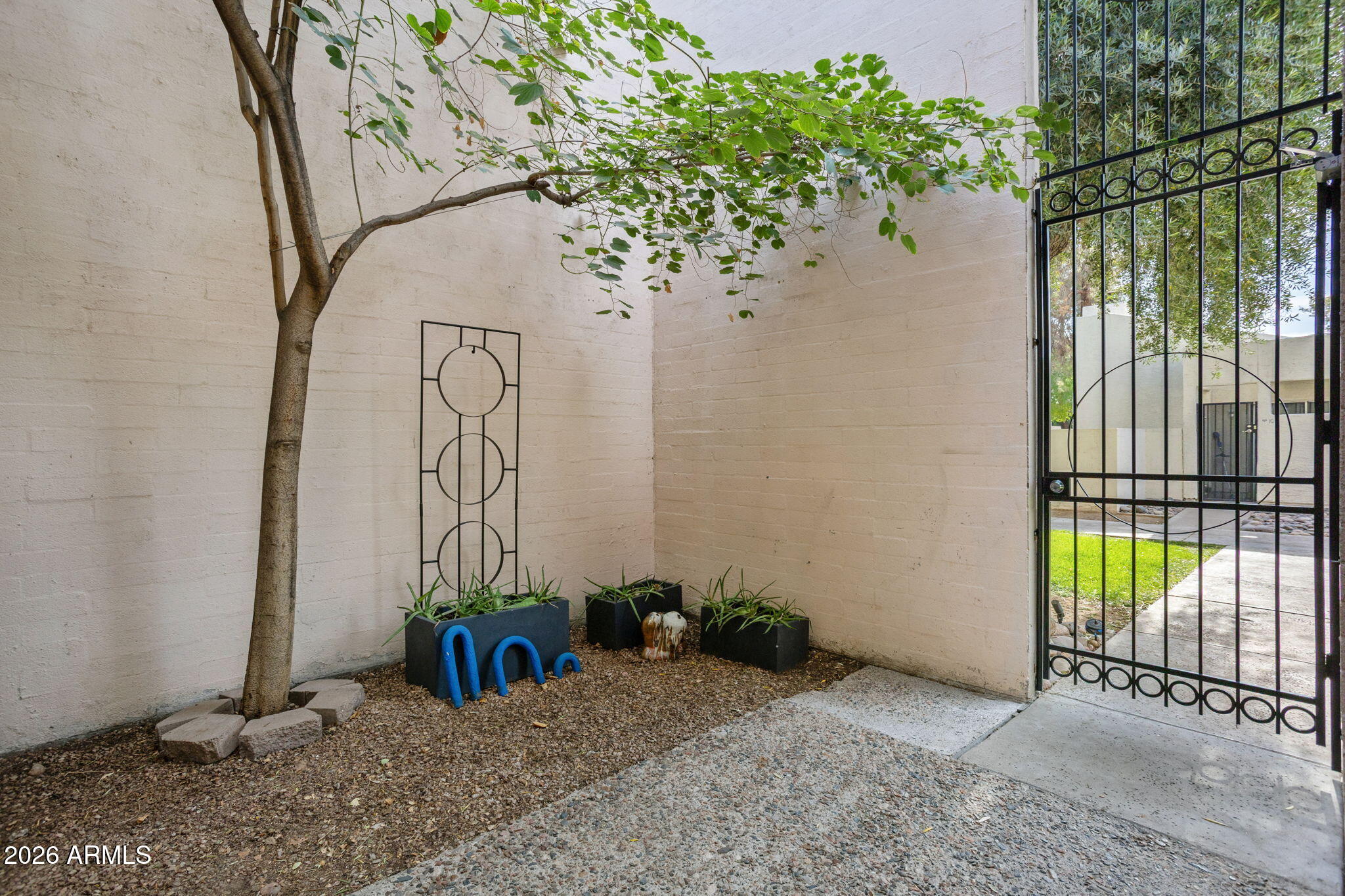 930 South Dobson Road, Unit 7 Mesa, AZ 85202 - Photo 19 of 57 Front courtyard with orchid tree