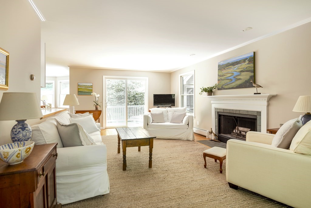 21 Mill Road Ipswich, MA 01938 - Photo 6 of 23 a living room with furniture a fireplace and a flat screen tv