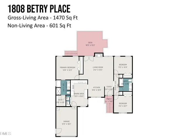 $414,000 | 1808 Betry Place, Raleigh, NC 27603
