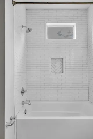 a view of a room that has a fan