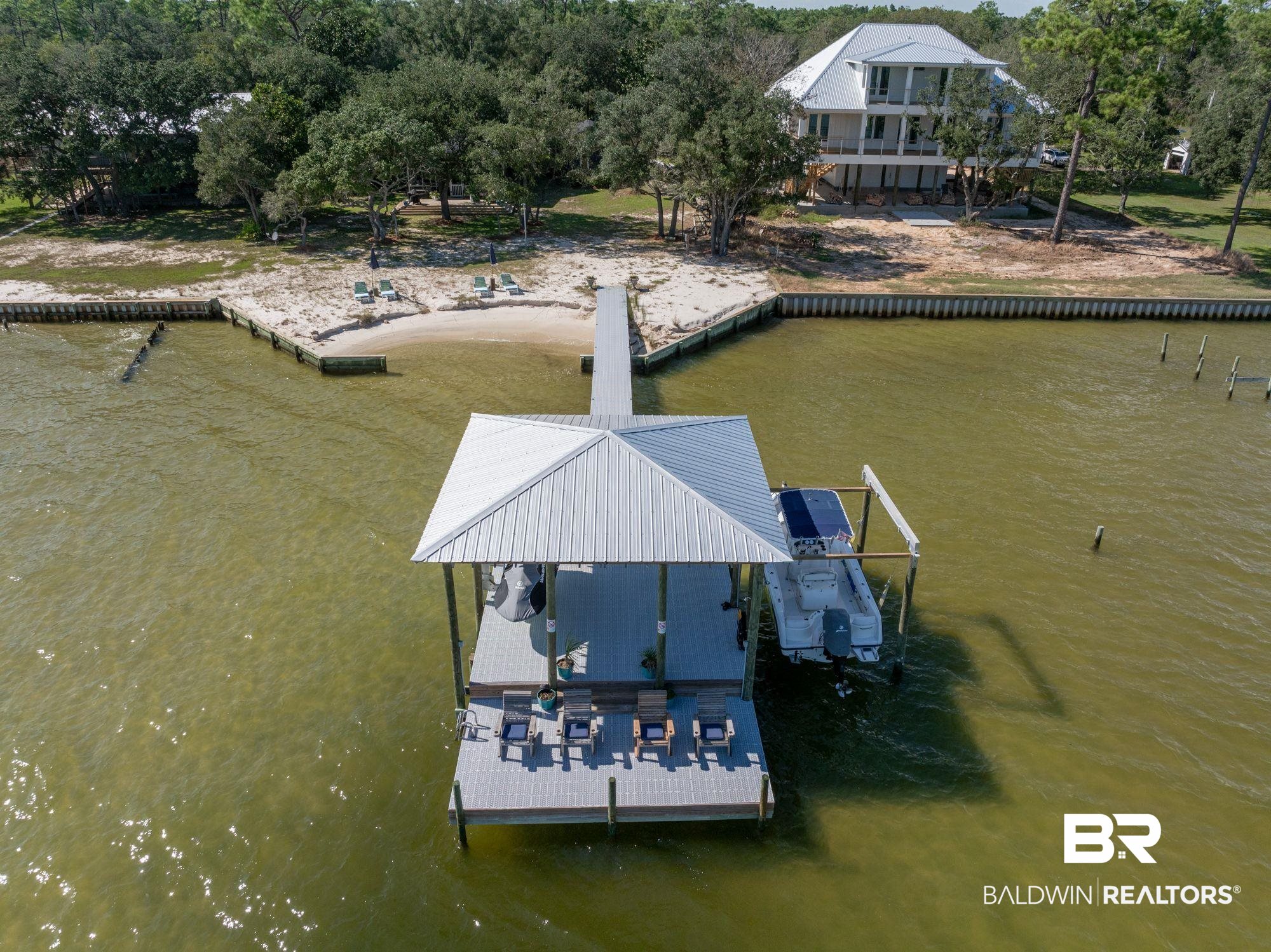 7646 Spring Branch Road Elberta, AL 36530 - Photo 4 of 85 Dock area with a deck with water view