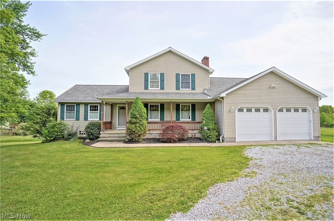 7180 Clark Road Atwater, OH 44201 - Photo 1 of 34 Front of house, 3 car garage.
