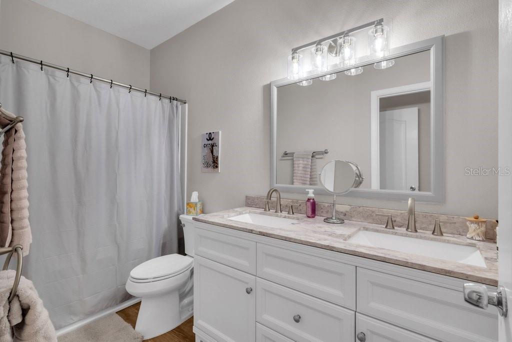 15855 Fishhawk View Drive Lithia, FL 33547 - Photo 16 of 31 a bathroom with a sink a toilet and a mirror