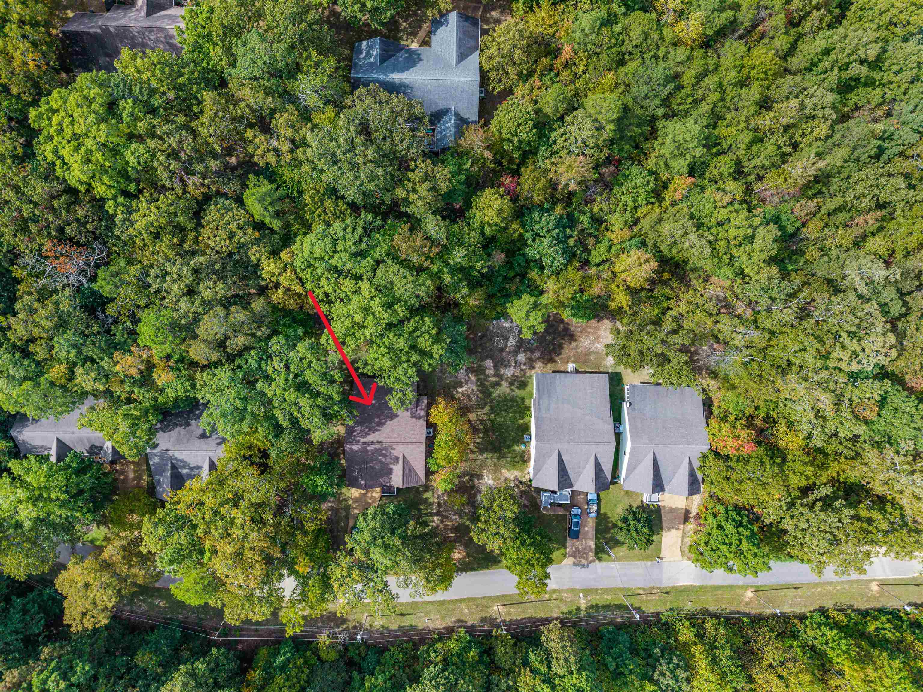 100 Masters Court Counce, TN 38326 - Photo 11 of 28 an aerial view of a house with a yard and lake view