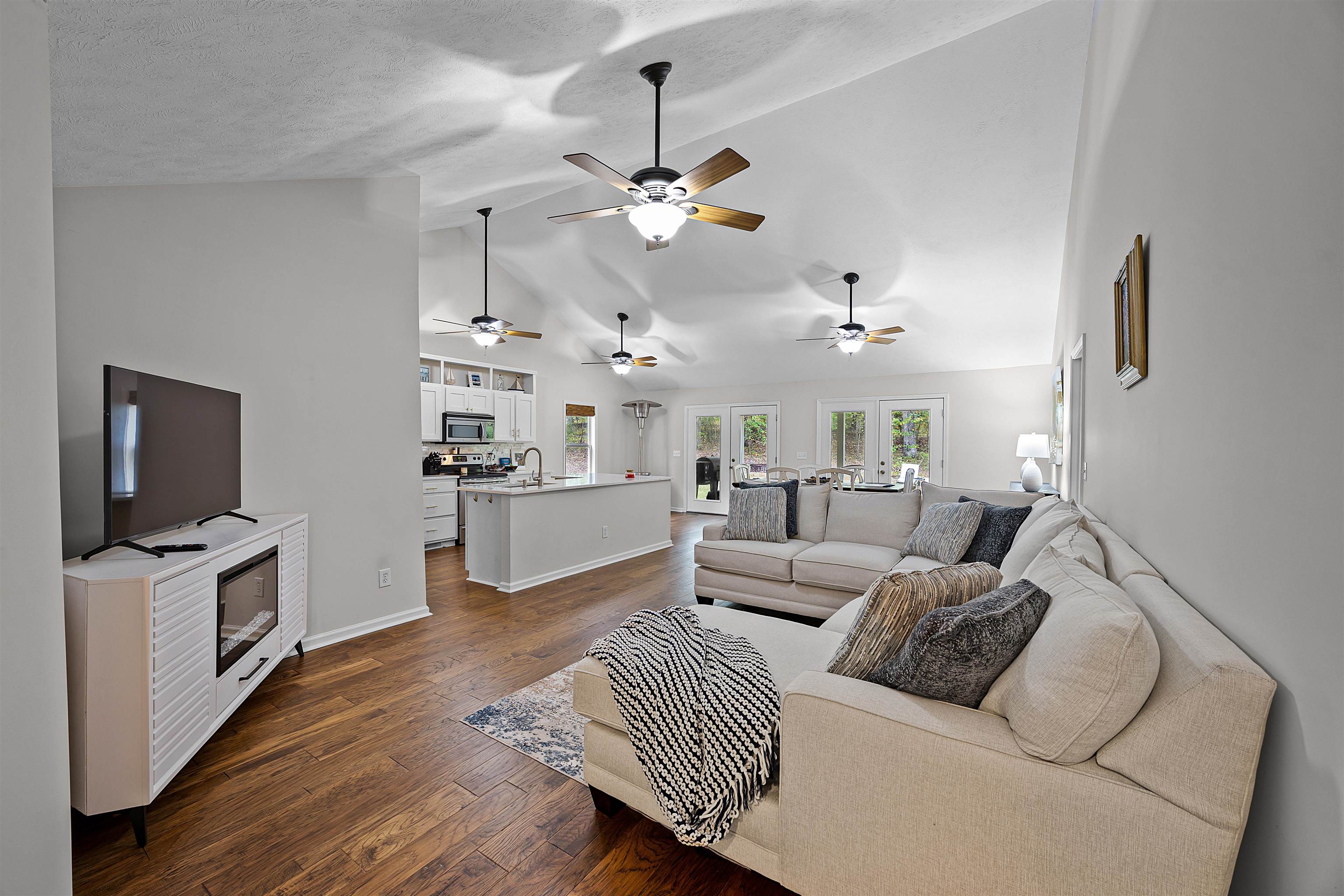 100 Masters Court Counce, TN 38326 - Photo 13 of 28 a living room with furniture and a flat screen tv