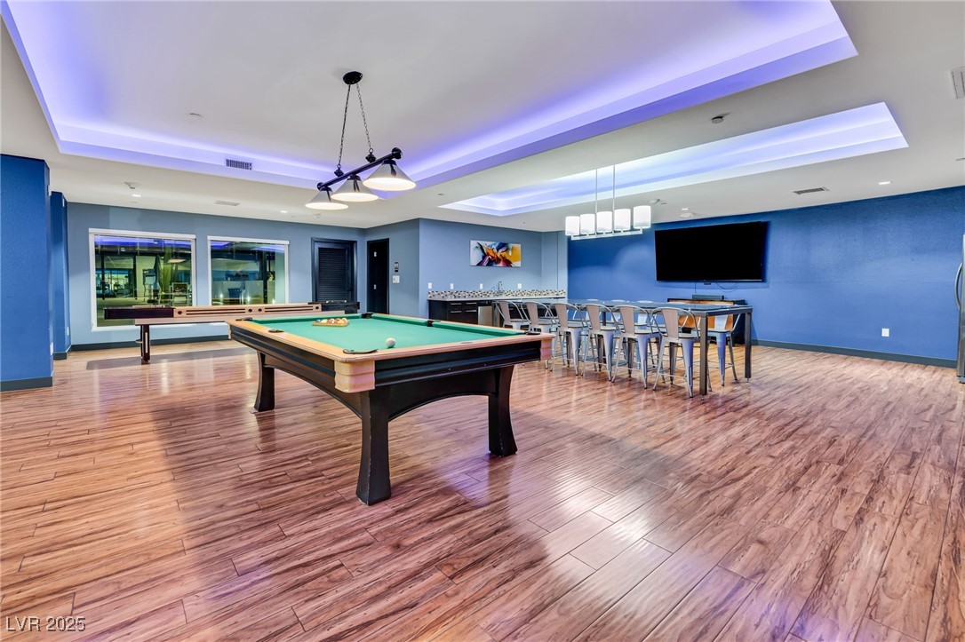 8925 West Flamingo Road, Unit 201 Las Vegas, NV 89147 - Photo 34 of 47 Clubhouse game room is great for events