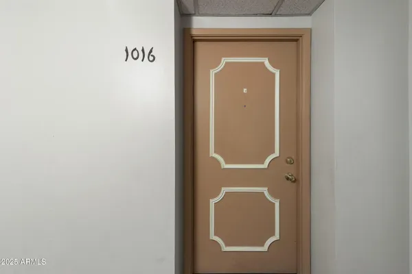 a view of closet area