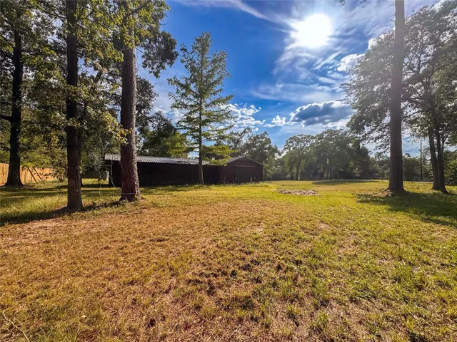 a view of outdoor space with garden