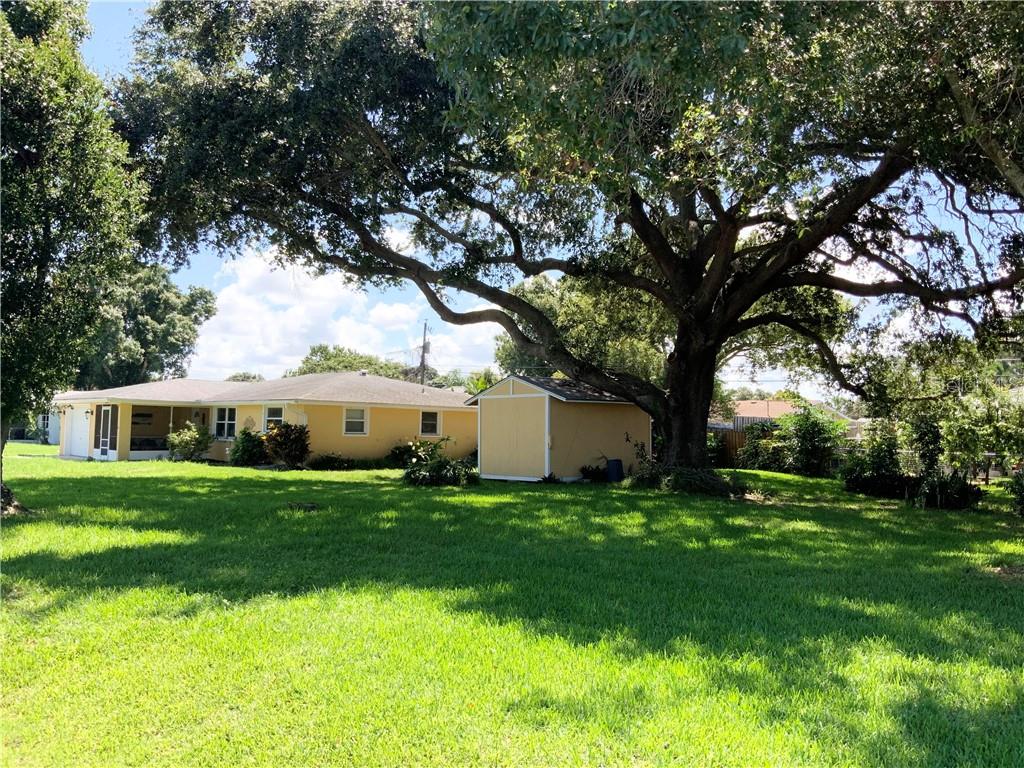 View from northwest corner of lot.