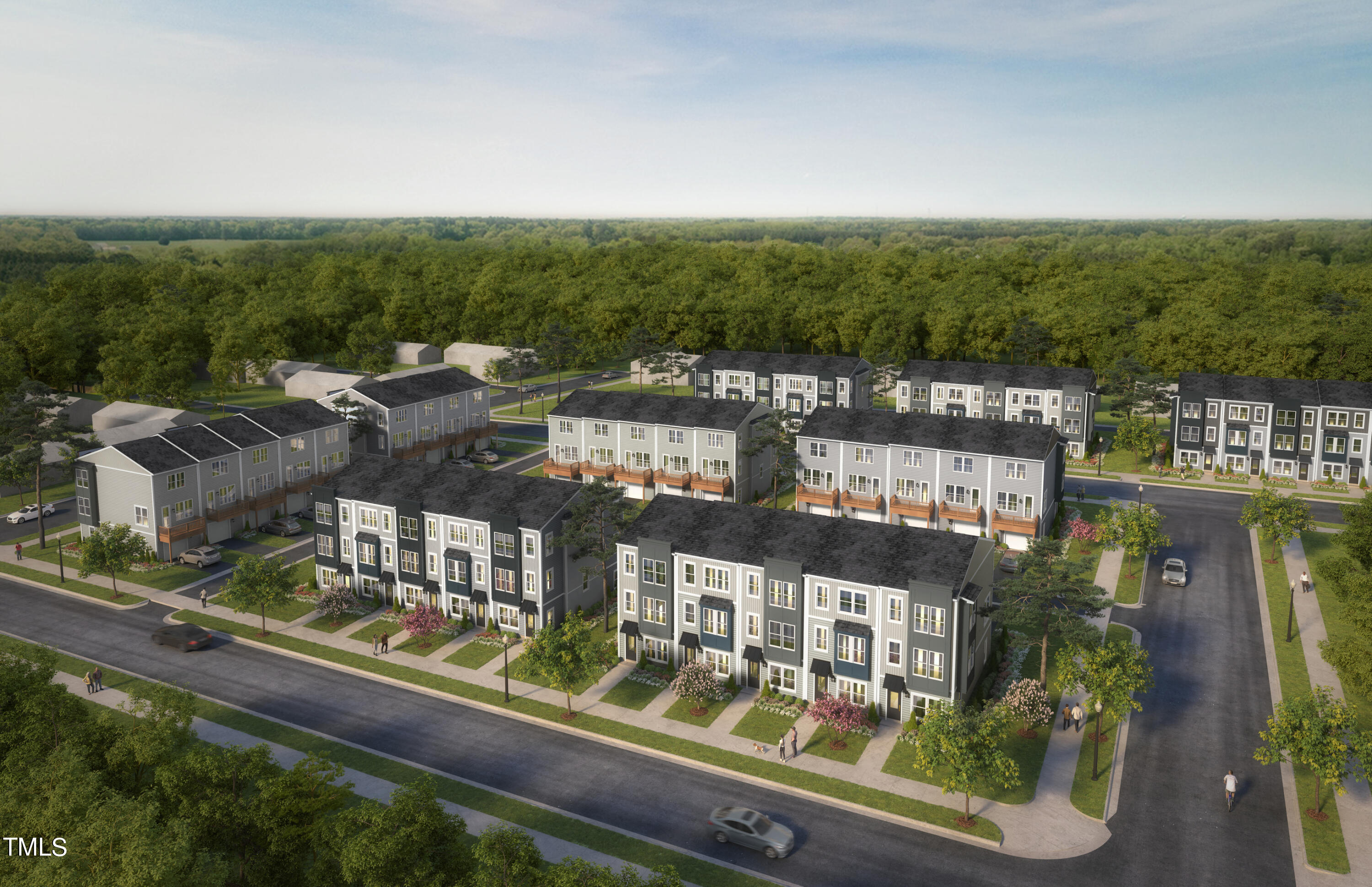 409 North Fisher Street, Unit 57 Raleigh, NC 27610 - Photo 26 of 30 RAL_WAT_Neighborhood Rendering-3250x2103