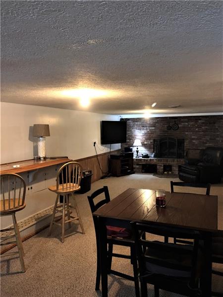 383 Lively Road Eighty Four, PA 15330 - Photo 10 of 14 Huge game room, with downstairs wood burning fireplace, and custom bar