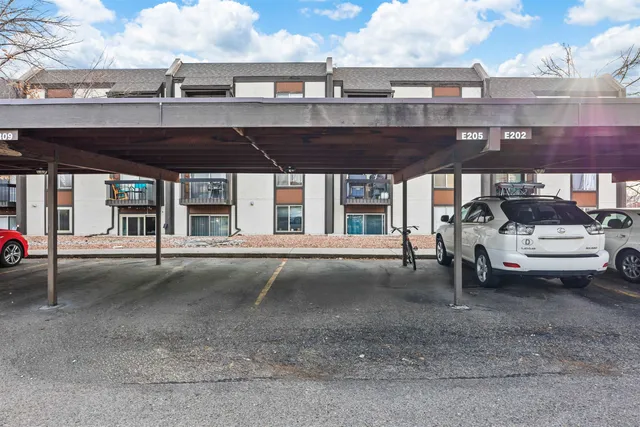 a view of parking area