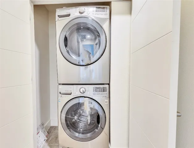 a view of a glass door and a window