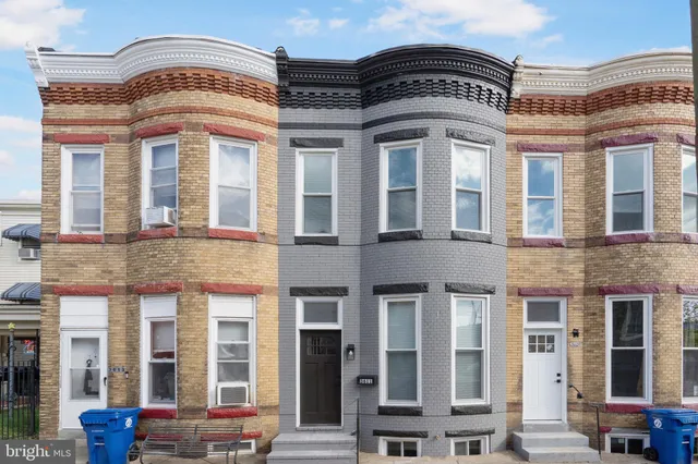 a front view of a building