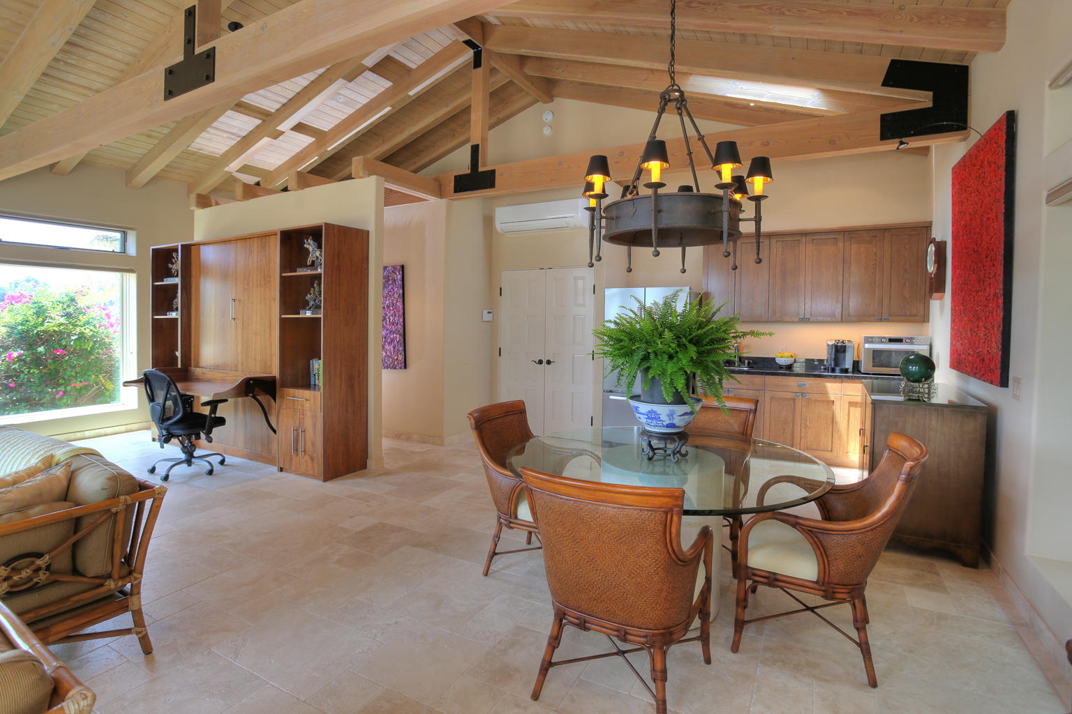 0 Brooktree Road Montecito, CA 93108 - Photo 9 of 13 a view of a dining room with furniture and chandelier